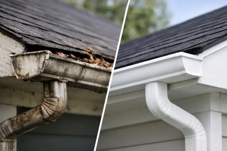Gutter Replacement Before and After Results