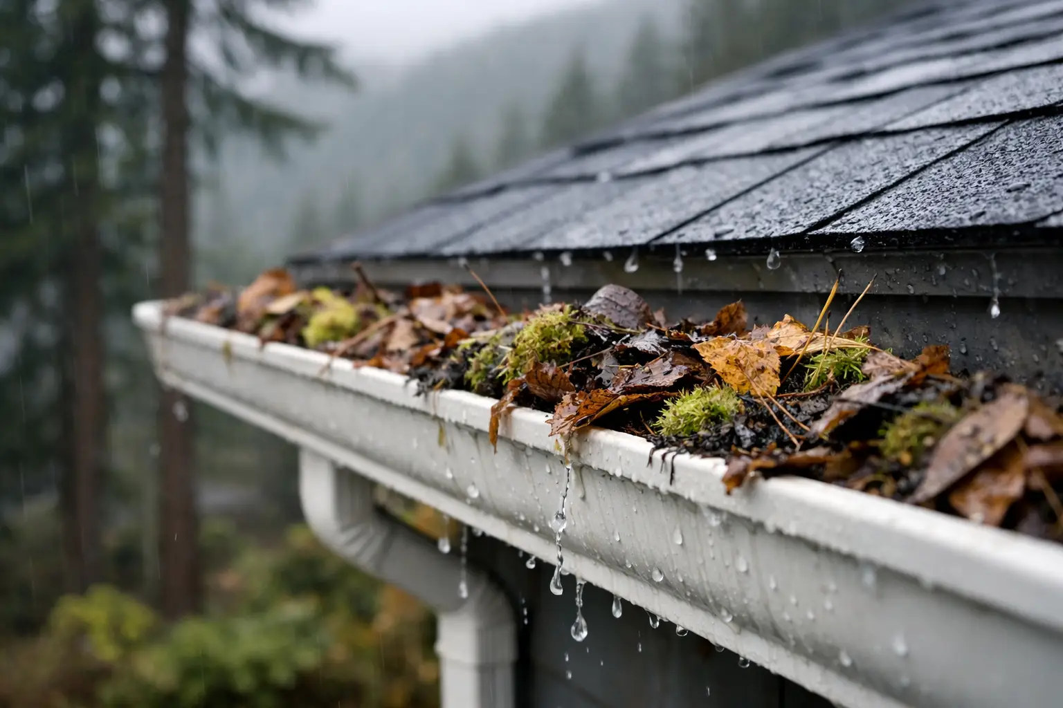 Why Gutters Clog Quickly in the Pacific Northwest