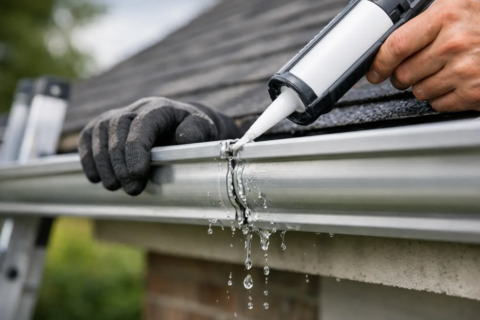 How to Seal Gutter Joints That Keep Leaking